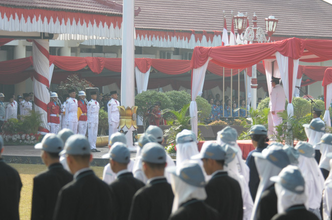 Pj. Bupati Budi Santosa Pimpin Upacara Peringatan HUT Ke-78 Kemerdekaan RI