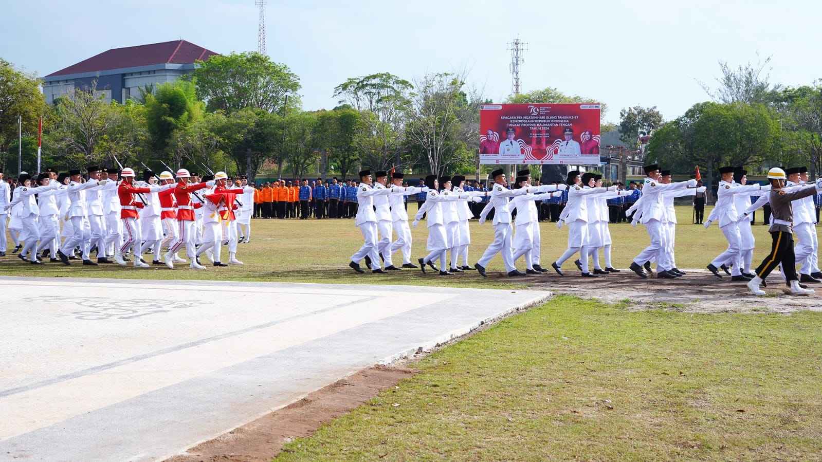 Kaban Kesbangpol Prov. Kalteng Apresiasi Paskibraka Tingkat Provinsi Kalimantan Tengah Tahun 2024