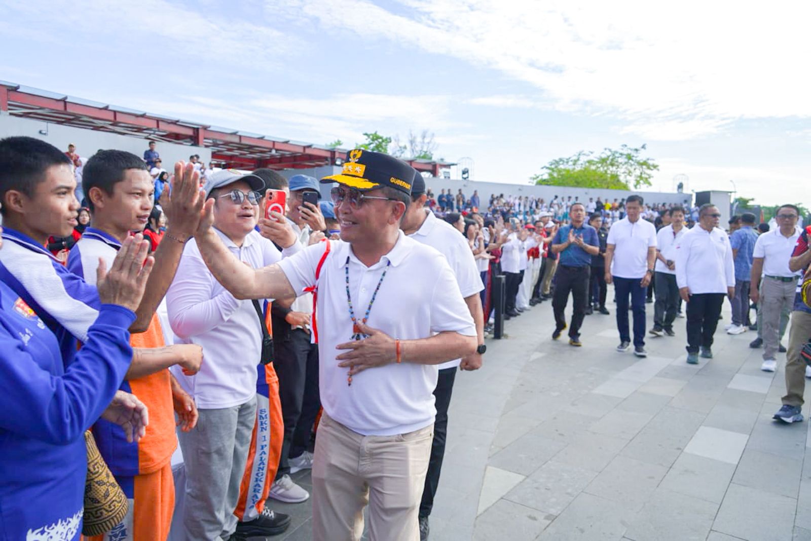 Semarak HUT ke-80 RI: Gubernur Agustiar Sabran Launching Cek Kesehatan Gratis dan Lomba Olahraga Seni