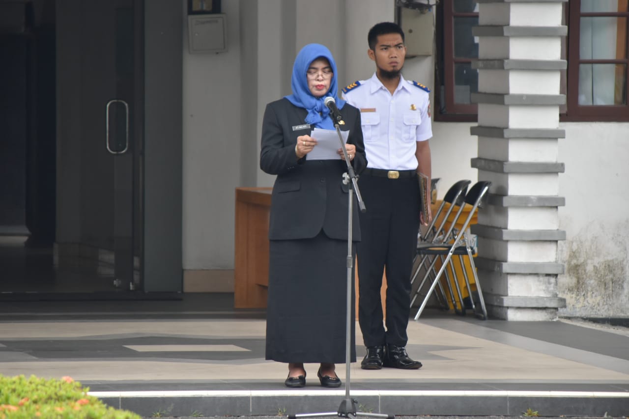 Dinas Perhubungan Provinsi Kalimantan Tengah Gelar Upacara Bendera Peringati Hari Perhubungan Nasional 2018