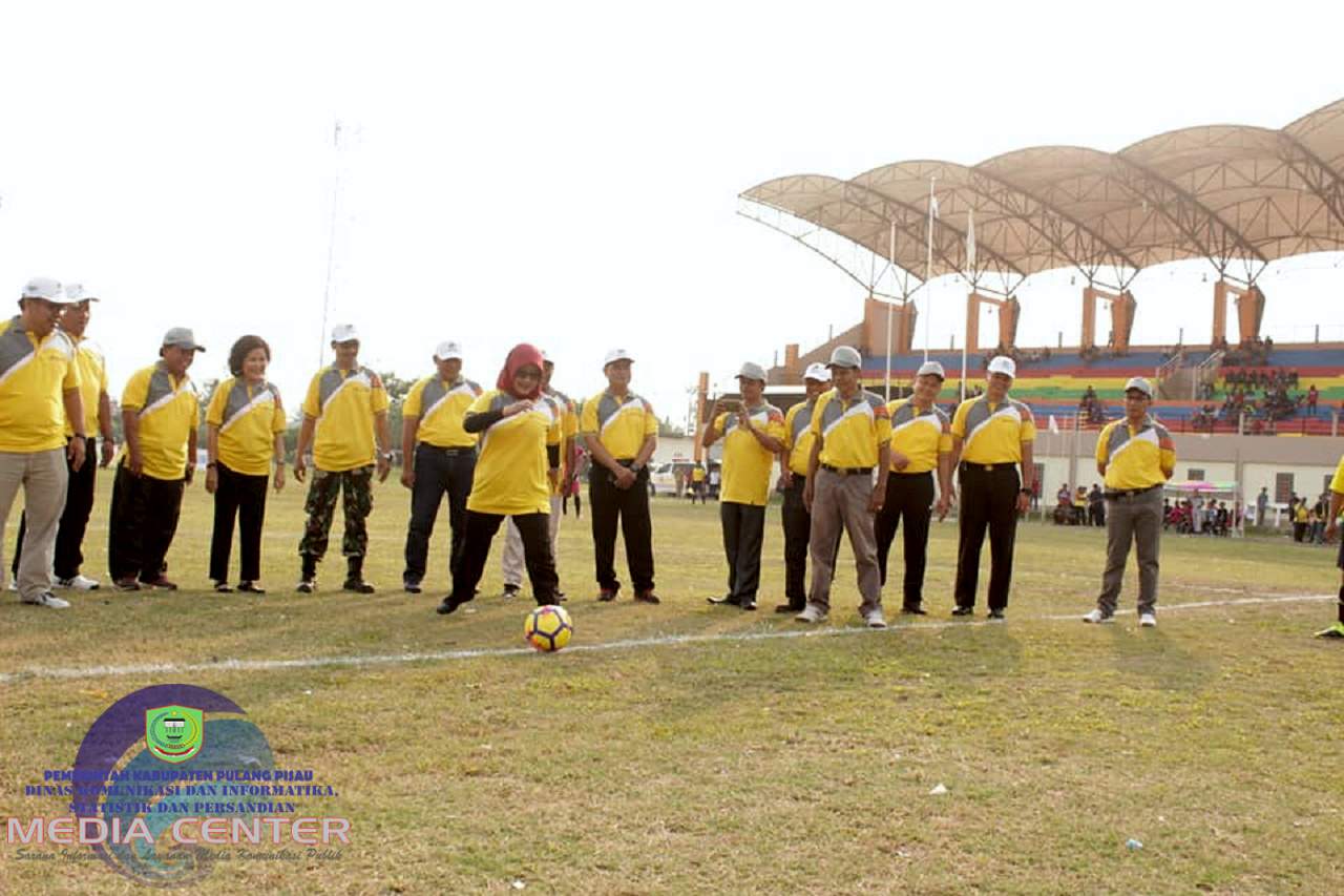 Pj. Bupati Pulang Pisau Buka Secara Resmi Turnamen Sepakbola Bupati Cup XV