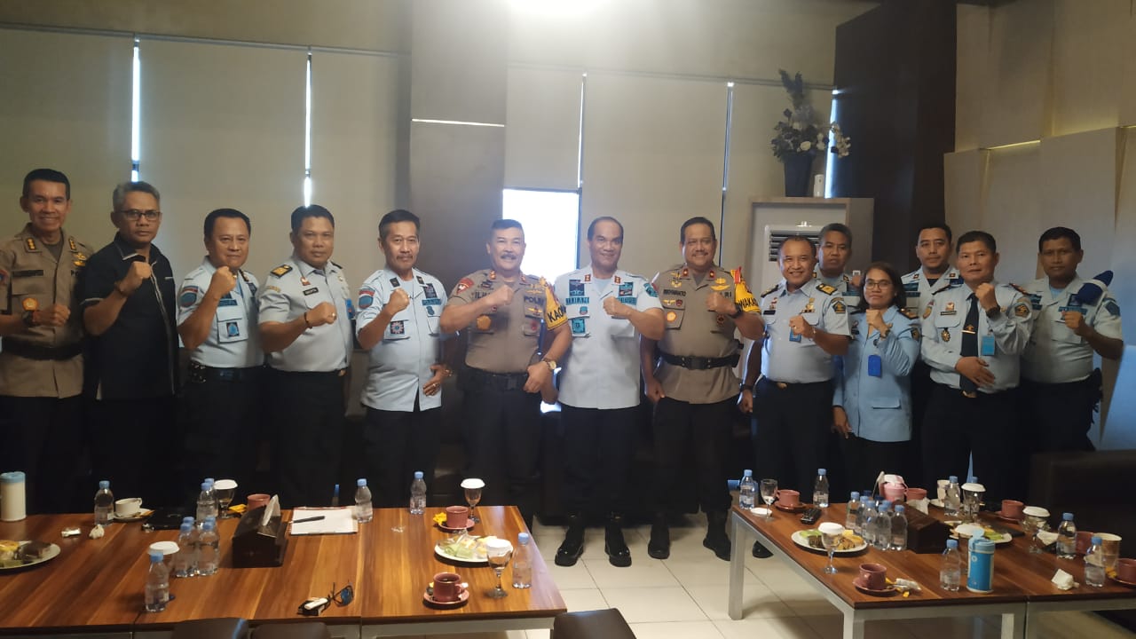 Kakanwil Kumham Kalteng Bangun Sinergitas Bersama Kapolda Kalteng