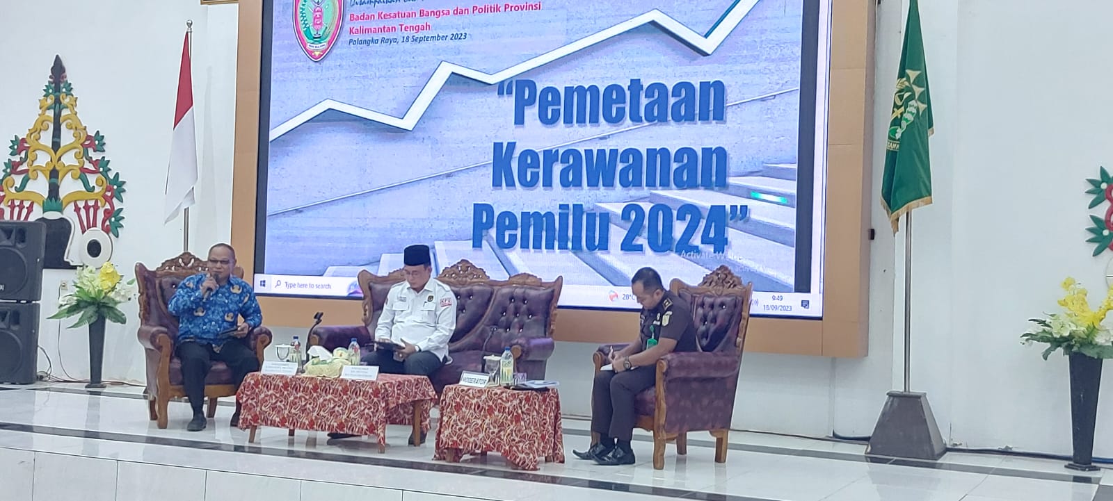 Badan Kesbangpol Prov. Kalteng Hadiri Kegiatan In House Training Bidang Intelijen Kejati Kalteng