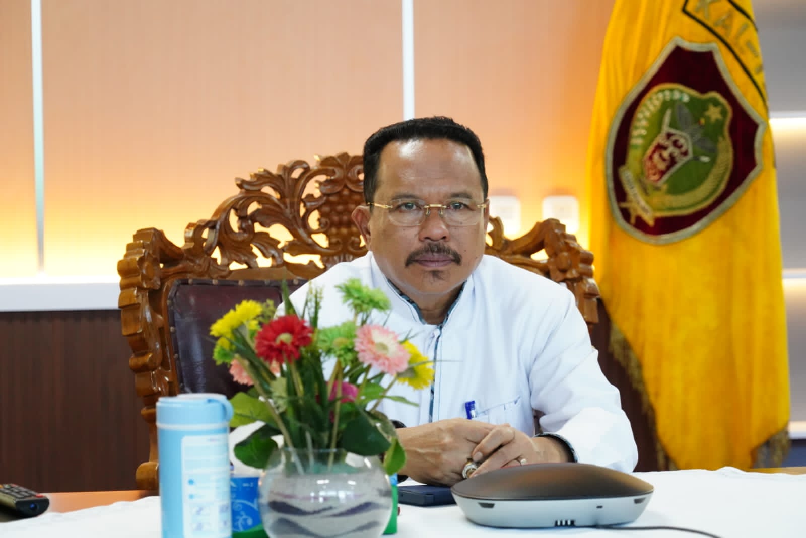 Sekda Nuryakin Hadiri Upacara Peringatan HUT PMI ke-78 Secara Virtual