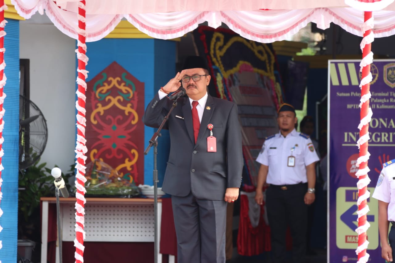 Sahli Gubernur Herson B. Aden Pimpin Upacara Harhubnas Tahun 2023