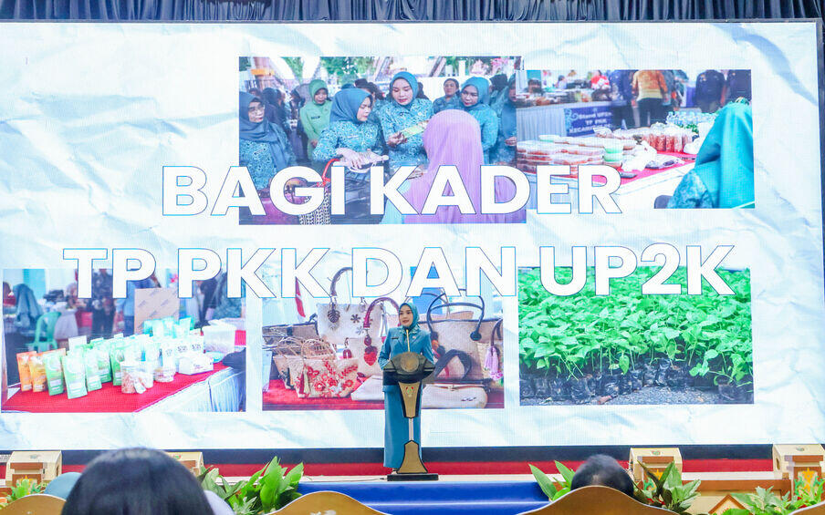 Gubernur Agustiar Sabran Buka Rakerda Kader PKK Provinsi Kalteng 2025