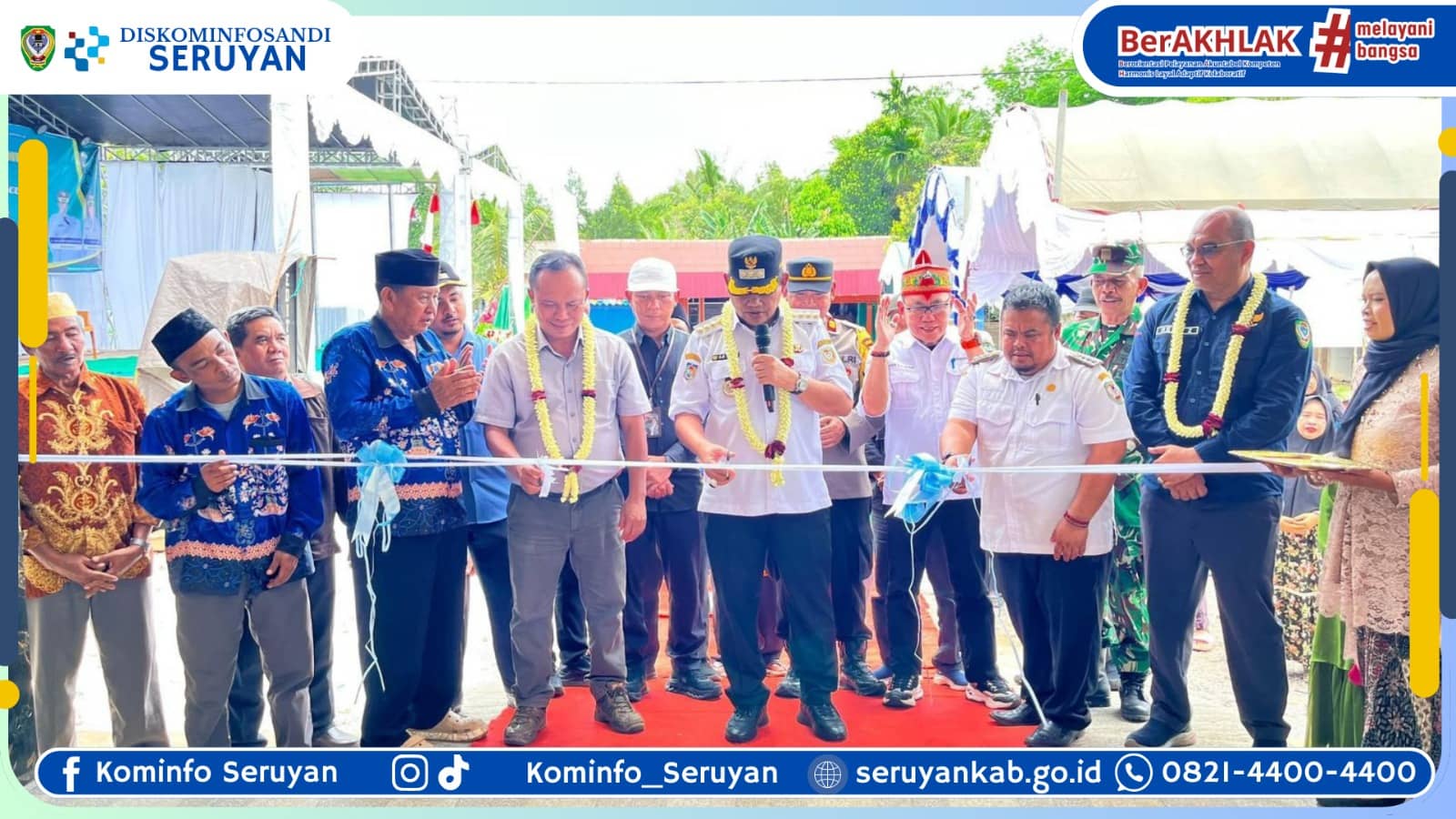 Resmikan Kantor KSU Danau Sejahtera, Bupati Seruyan Harapkan Jadi Pusat Ekonomi Masyarakat