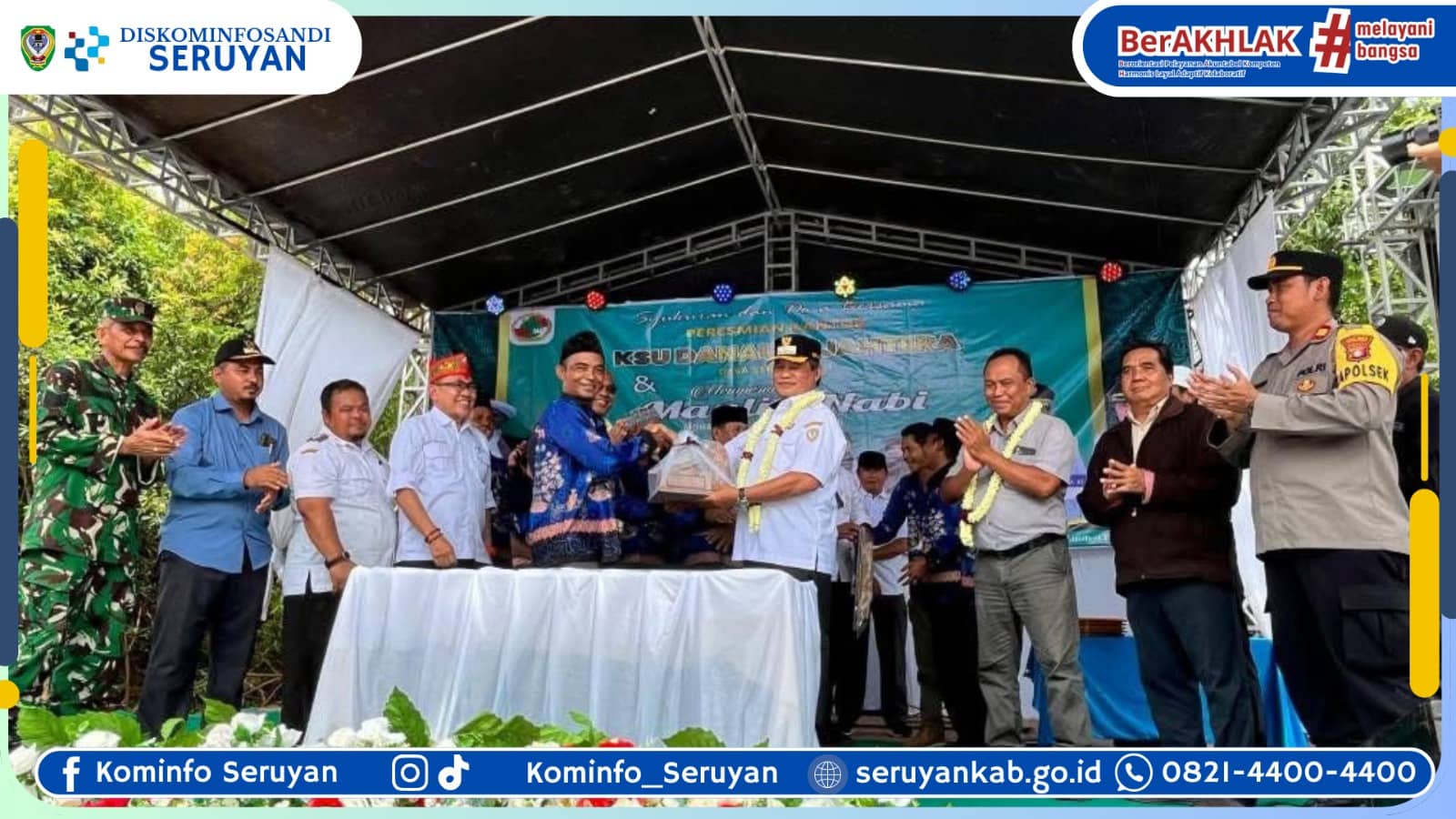 Resmikan Kantor KSU Danau Sejahtera, Bupati Seruyan Harapkan Jadi Pusat Ekonomi Masyarakat