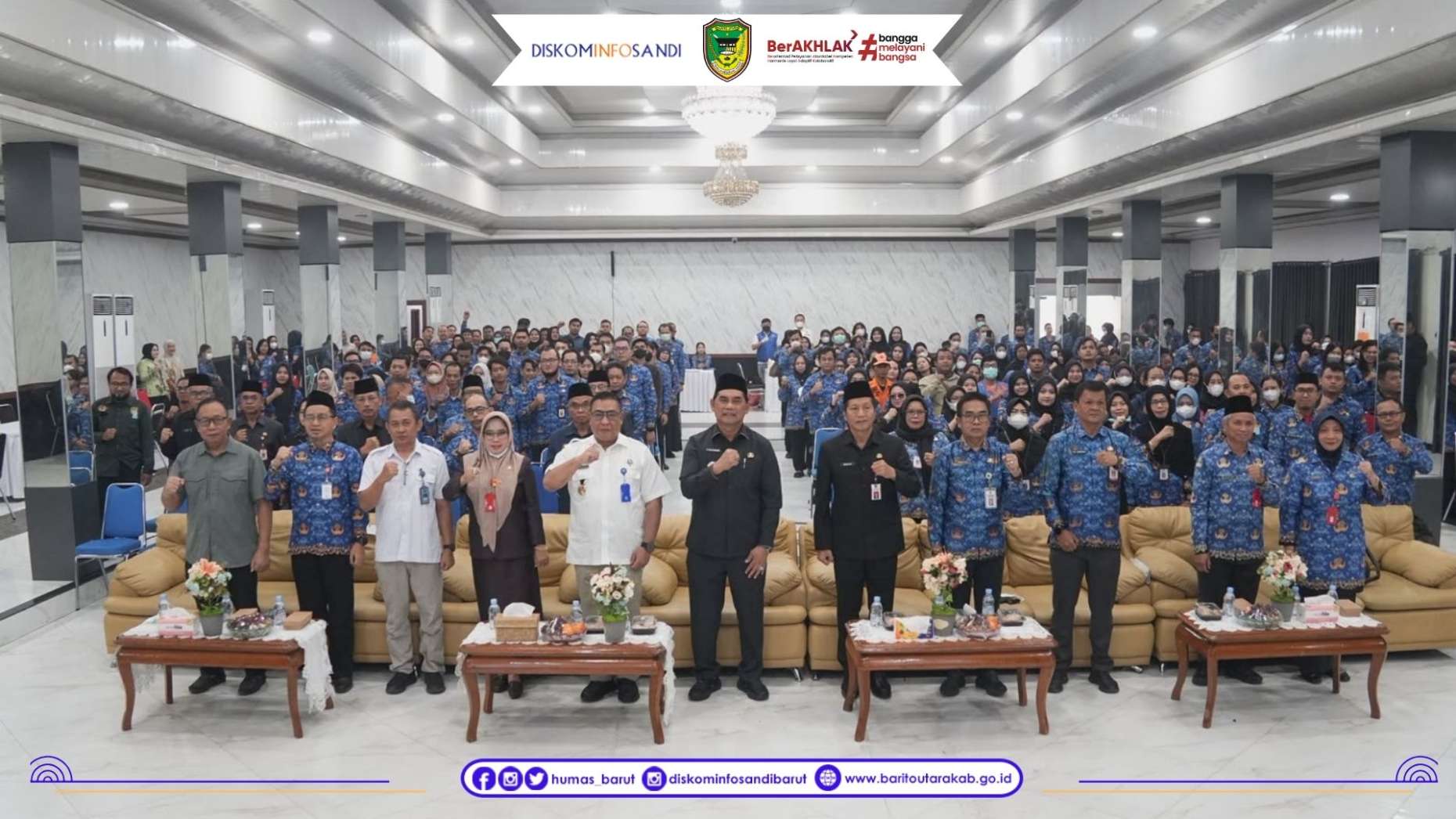 Pemkab Barito Utara Gelar Tes Urine, Bupati Shalahuddin Tegaskan Bahaya Narkoba bagi Aparatur Negara