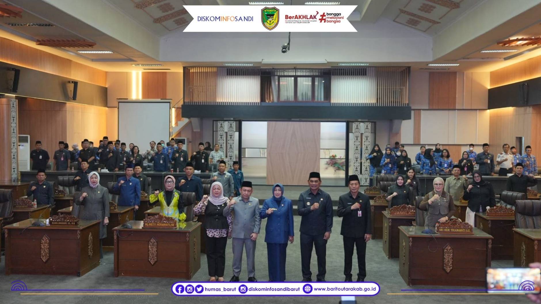 Bupati Barito Utara Hadiri Rapat Paripurna Pengesahan Raperda Perubahan APBD 2026