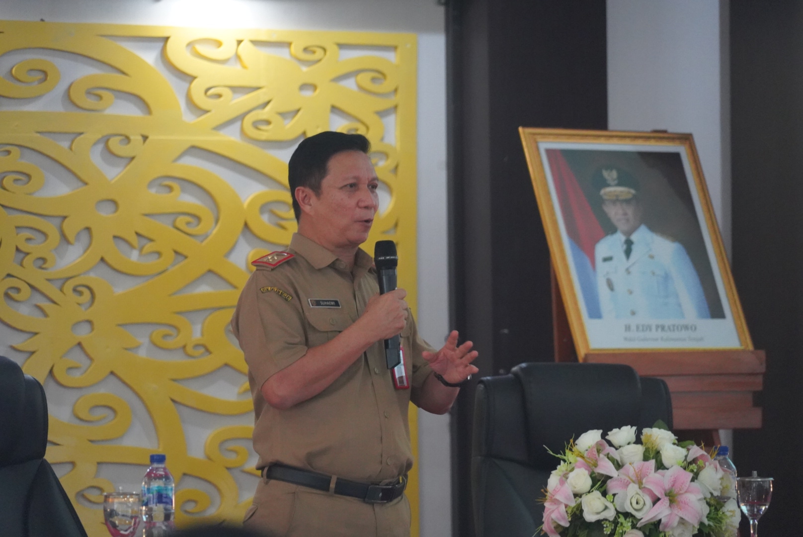 Sahli Gubernur Bidang KSDM Suhaemi Sampaikan Visi Misi Gubernur-Wakil Gubernur pada Latsar CPNS Gelombang VI Provinsi Kalteng Tahun 2022