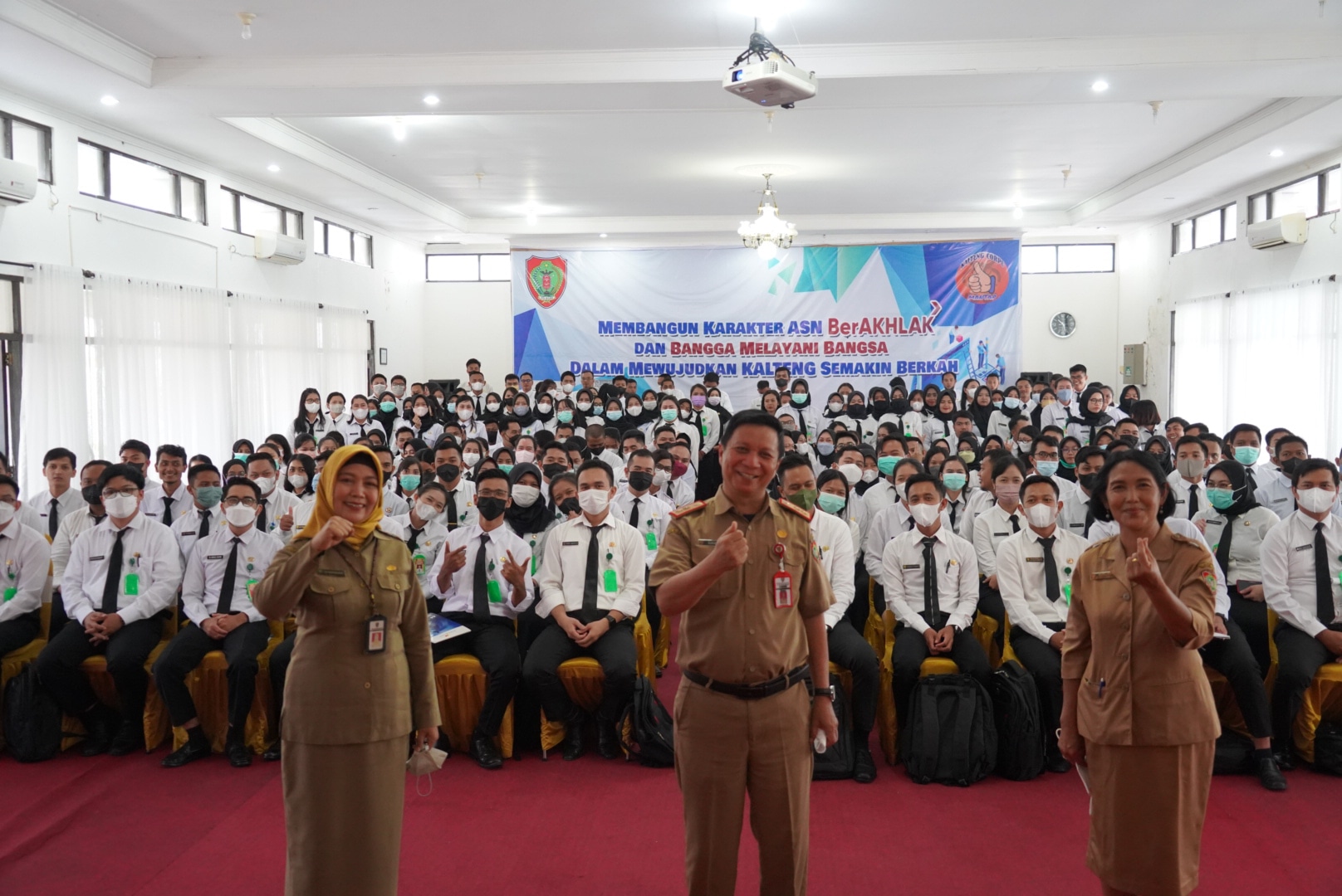 Sahli Gubernur Bidang KSDM Suhaemi Sampaikan Visi Misi Gubernur-Wakil Gubernur pada Latsar CPNS Gelombang VI Provinsi Kalteng Tahun 2022