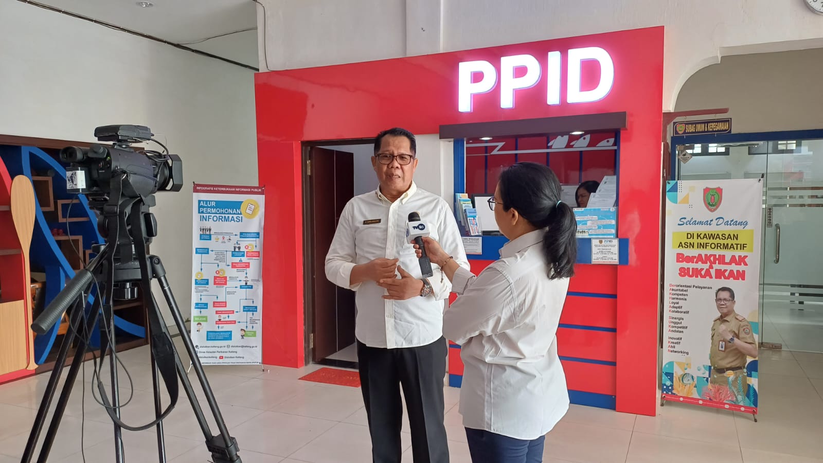 Kepala Dislutkan Prov. Kalteng Sampaikan Inovasi Layanan Informasi Publik pada Program Jendela Negeri TVRI Nasional