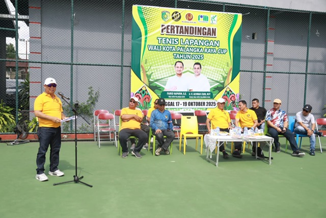 PELTI Kalteng Apresiasi Wali Kota Cup 2025 sebagai Wujud Sinergi Pembinaan Tenis