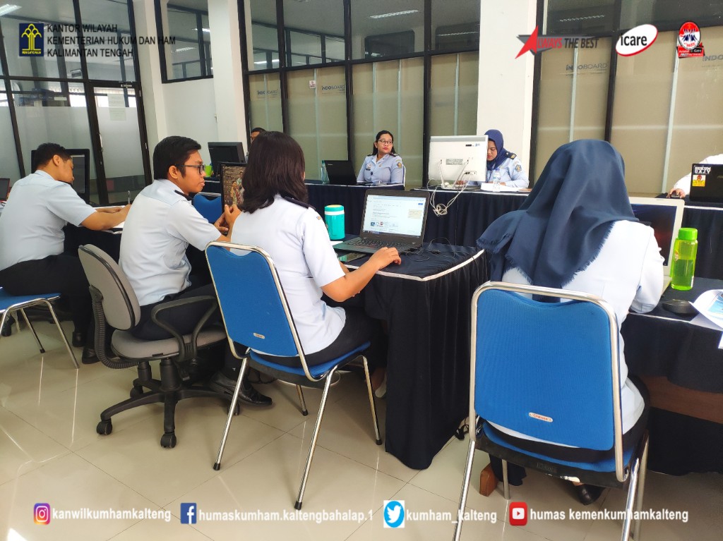 Pembukaan Kegiatan Verifikasi Dokumen Unggah Tahap I Peserta CPNS Kanwil Kumham Kalteng Tahun 2019