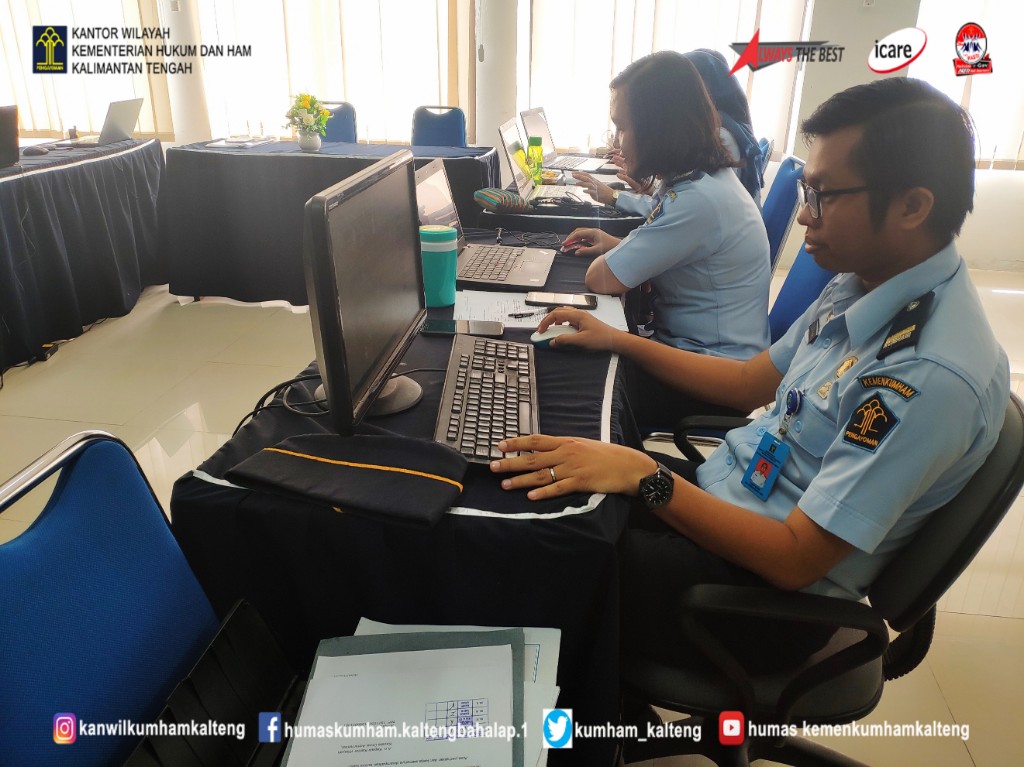 Pembukaan Kegiatan Verifikasi Dokumen Unggah Tahap I Peserta CPNS Kanwil Kumham Kalteng Tahun 2019