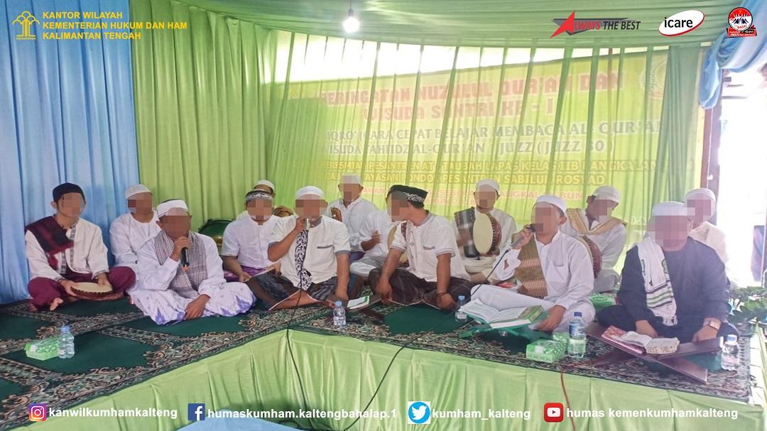 Lapas Kelas IIB Pangkalan Bun Gelar Peringatan Maulid Nabi Muhammad SAW di Masjid At-Taubah