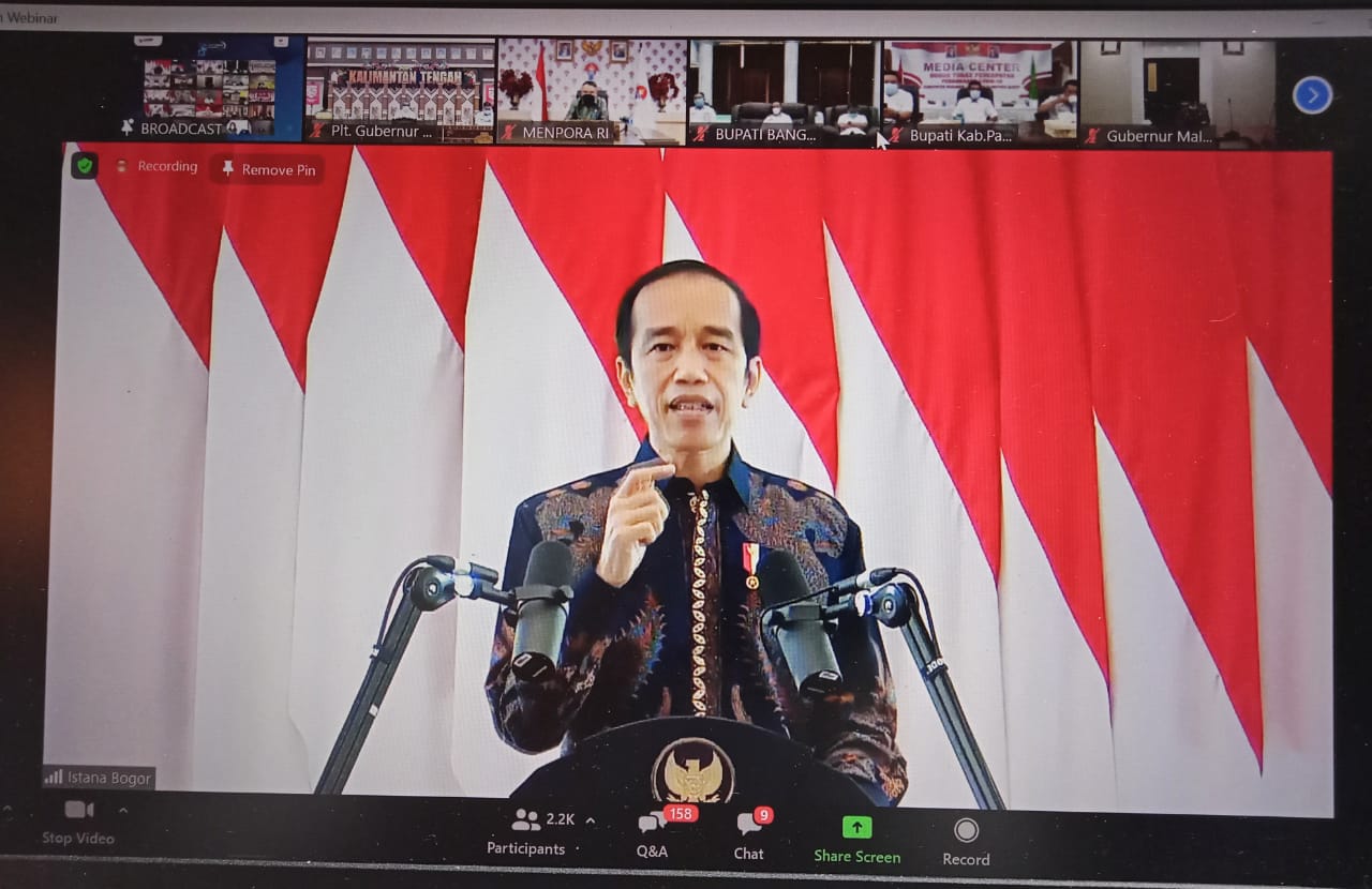 Plt. Gubernur Kalteng Hadiri Rakornas Pengadaan Barang/Jasa Pemerintah Tahun 2020 