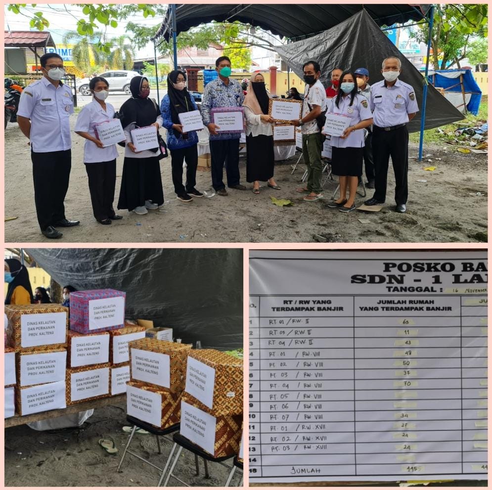 Dislutkan Prov. Kalteng Salurkan Bantuan Sosial kepada Korban Banjir di Palangka Raya