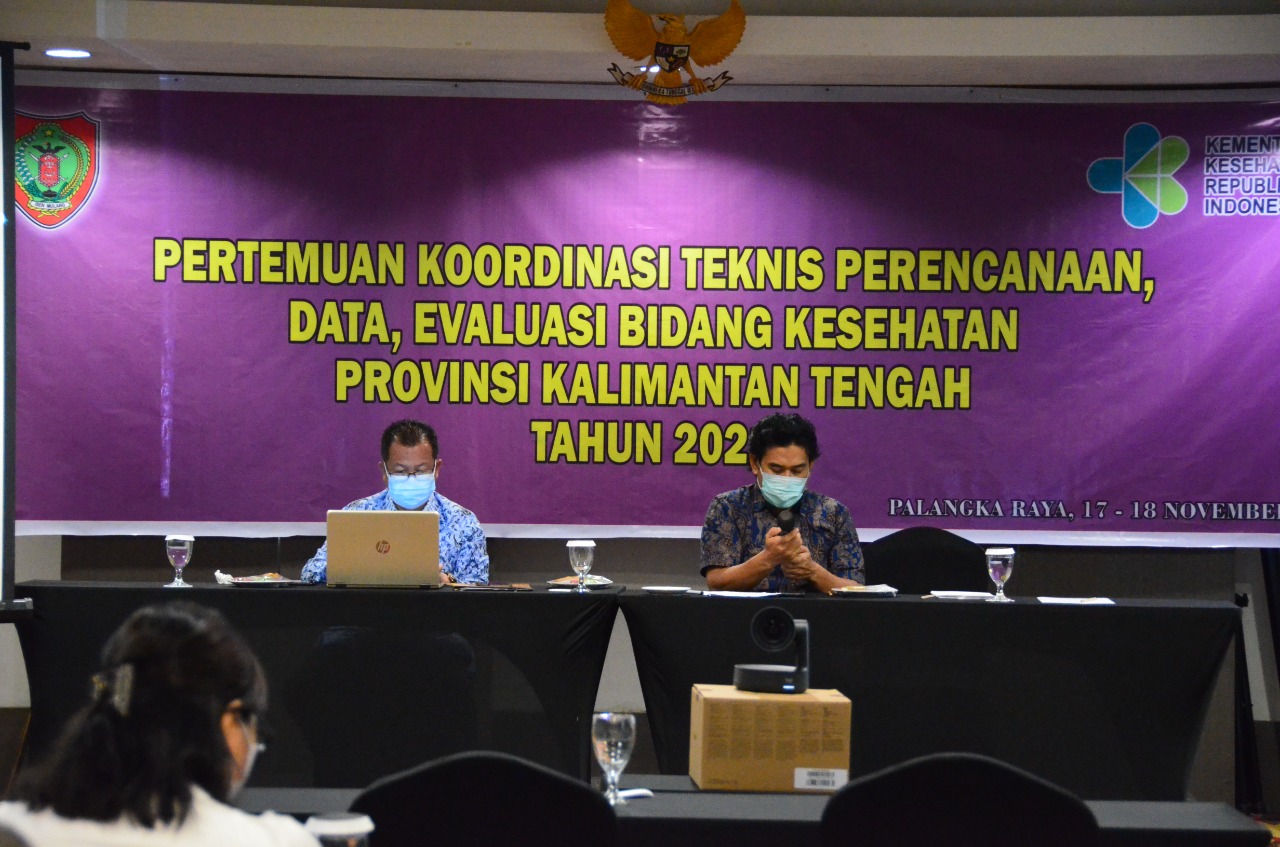 Kadinkes Kalteng Buka Pertemuan Pengelolaan Data Kesehatan Tahun 2021