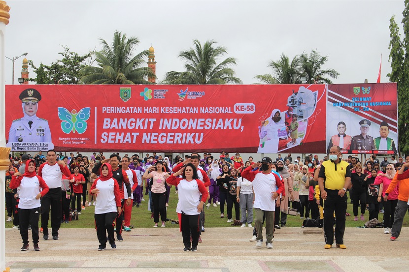 Pemkab Barito Selatan Peringati HKN, Bangkit Indonesiaku Sehat Negeriku