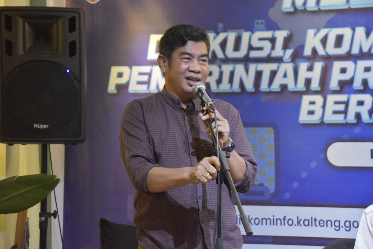 Jalin Silaturahmi, Diskominfosantik Prov. Kalteng Gelar Media Gathering Bersama Insan Pers