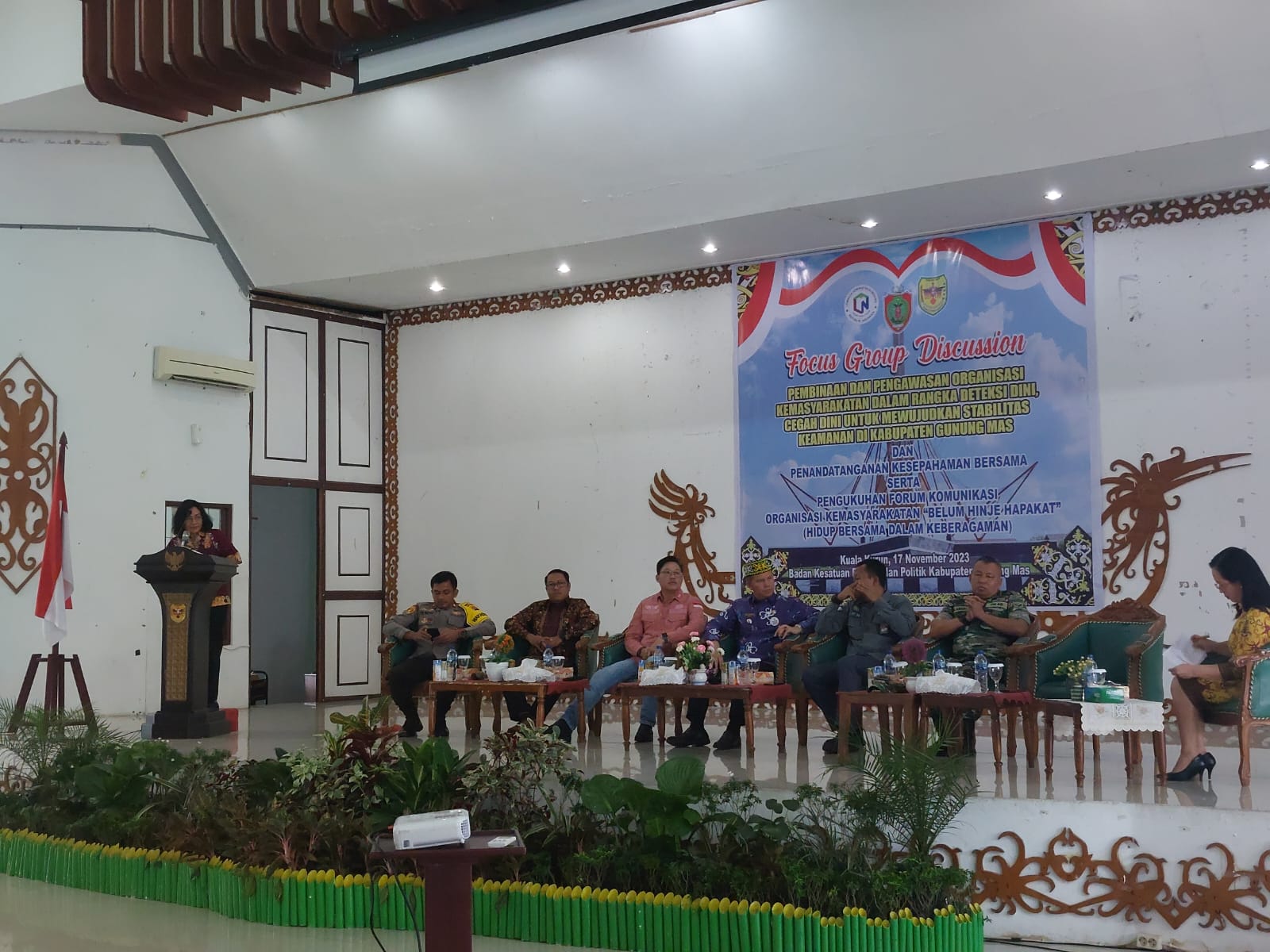 Badan Kesbangpol Prov. Kalteng Hadiri FGD di Kab. Gunung Mas