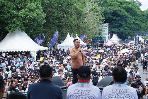Hadiri Fun Walk Kalteng Berkah, Kadisbudapar Prov. Kalteng Imbau Masyarakat Implementasikan Sapta Pesona