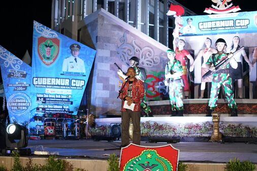 Lomba Line Dance Gubernur Cup 2024 Semarakkan Bundaran Besar Palangka Raya