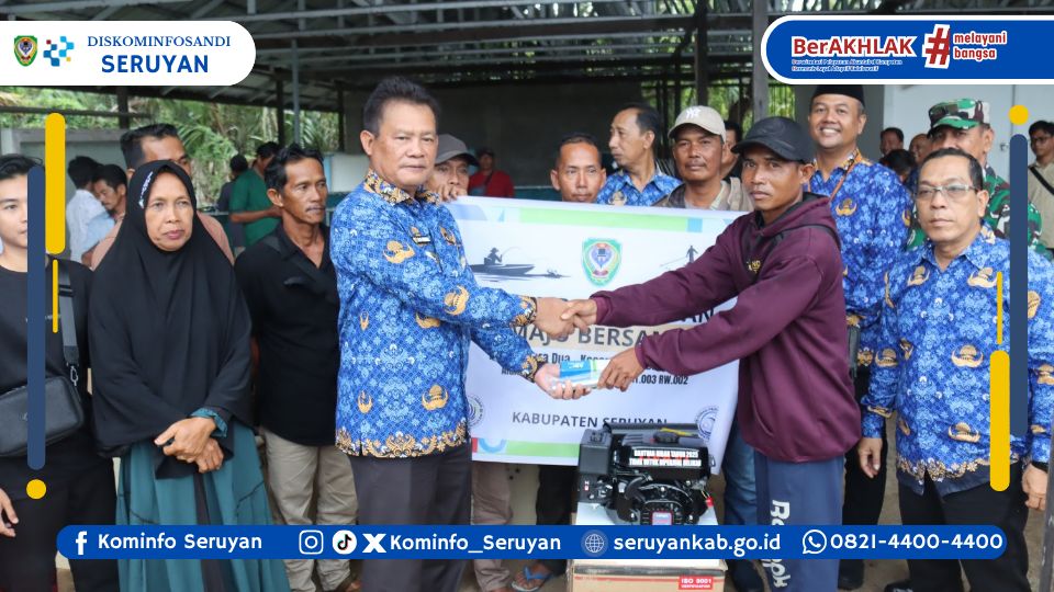 Bupati Seruyan Salurkan Bantuan Sarpras Perikanan, Perkuat Produktivitas Nelayan