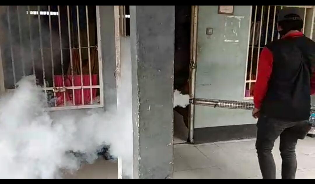 Lapas Muara Teweh Diberikan Fogging Untuk Antisipasi Penyebaran Nyamuk Demam Berdarah 