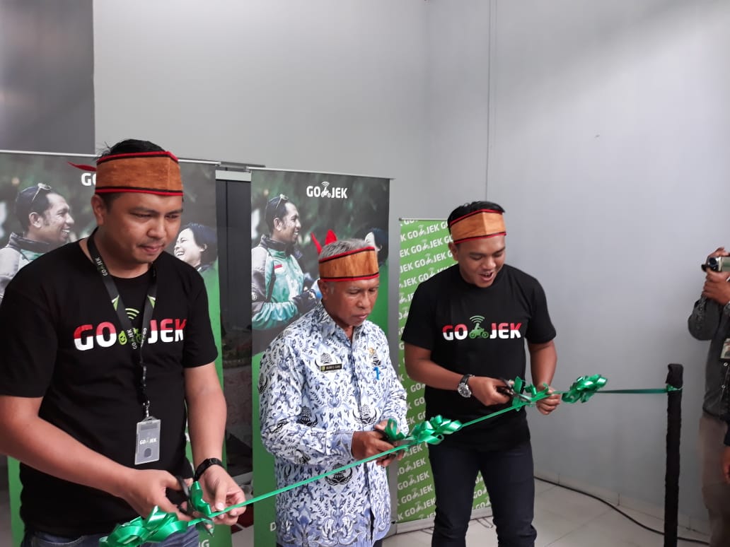 Gojek Palangka Raya Rangkul Ojek Konvensional