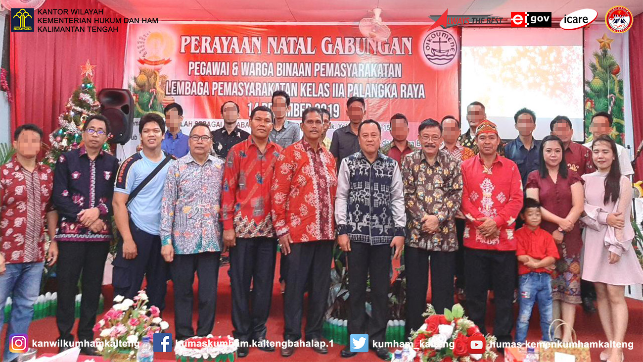 Perayaan Natal Lapas Kelas IIA Palangka Raya Berlangsung Meriah