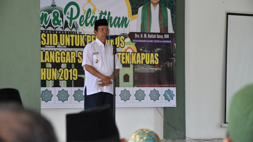 Wabup Buka Pelatihan Manajemen Masjid