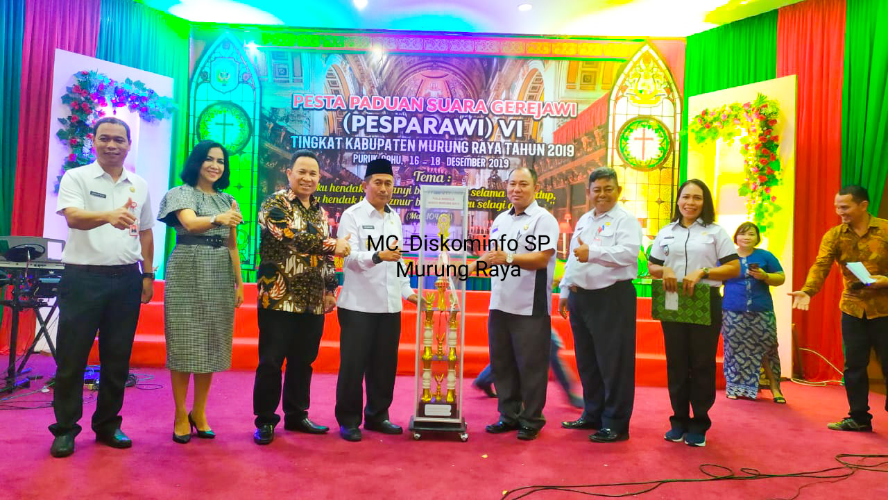 Kecamatan Murung Juara Umum Pesparawi VI Kabupaten Murung Raya