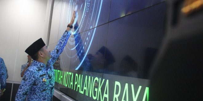 Fairid Naparin Launching Command Center Kota Palangka Raya