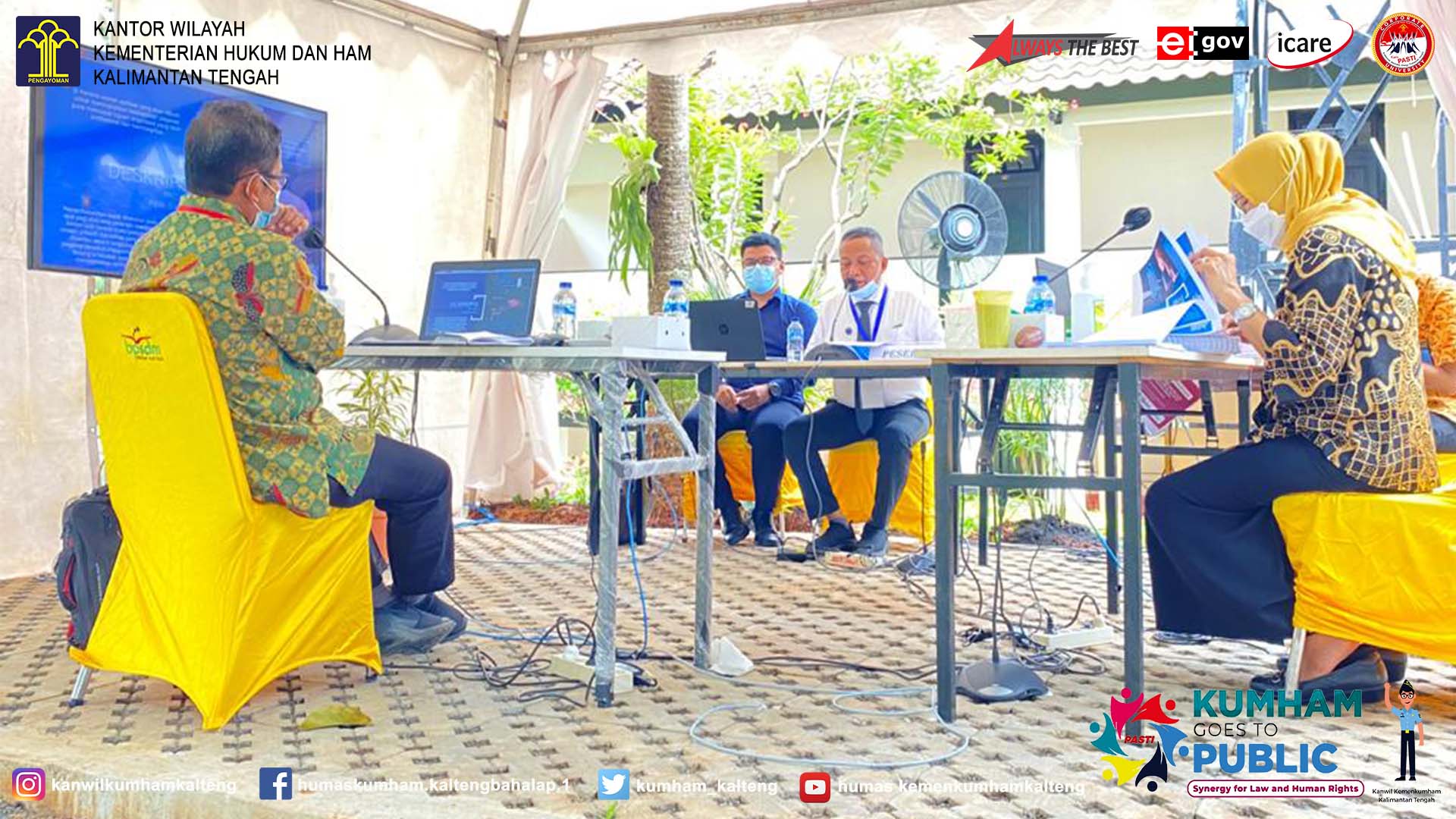 Seminar Proyek Perubahan Kadiv Administrasi Angkat Topik Kedisiplinan Pegawai Melalui Aplikasi SI PIAWAI