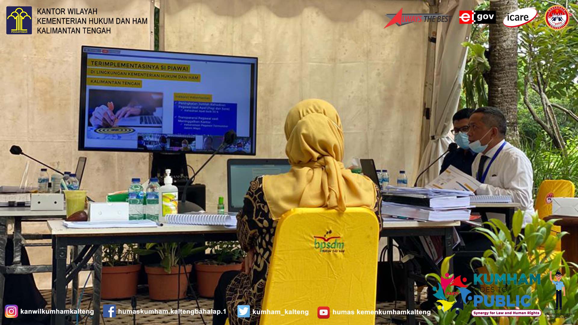 Seminar Proyek Perubahan Kadiv Administrasi Angkat Topik Kedisiplinan Pegawai Melalui Aplikasi SI PIAWAI