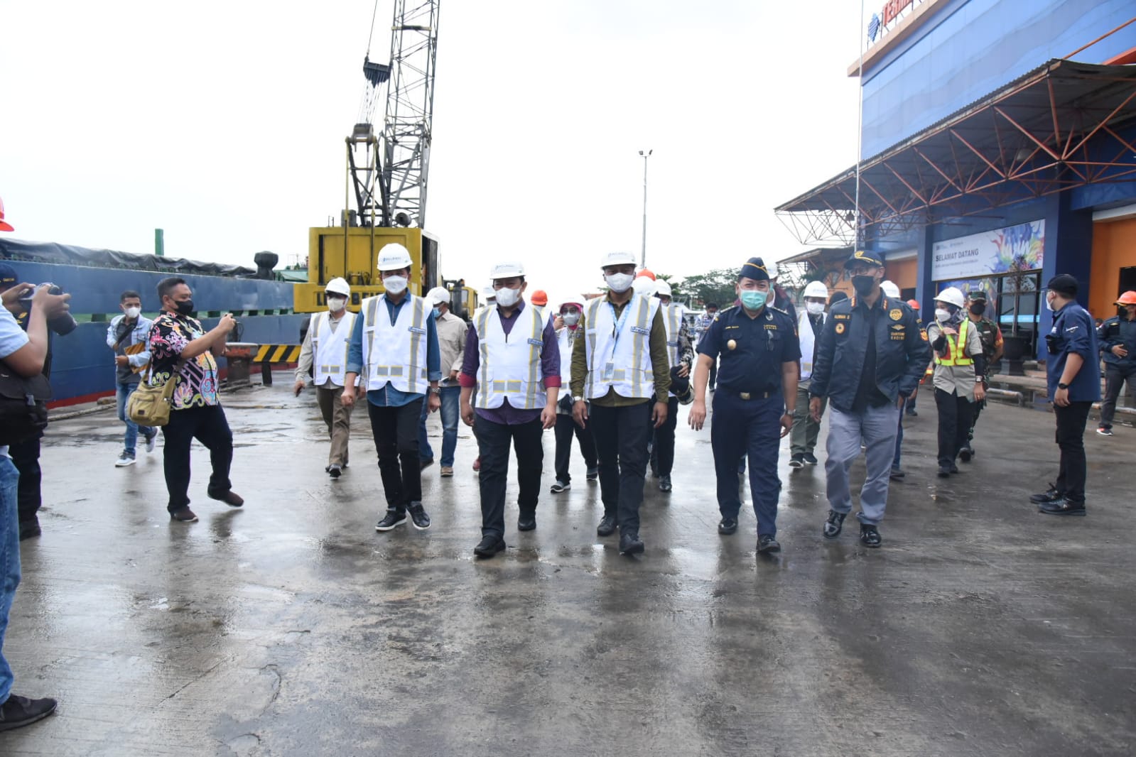 Wagub Kalteng Tinjau Tata Kelola Pengoperasian Pelabuhan di Banjarmasin
