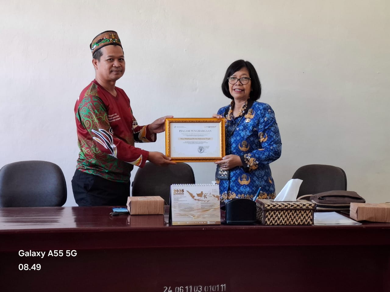 Siap Lakukan Kolaborasi, Disbun Terima Kunjungan Kepala BPS Prov. Kalteng