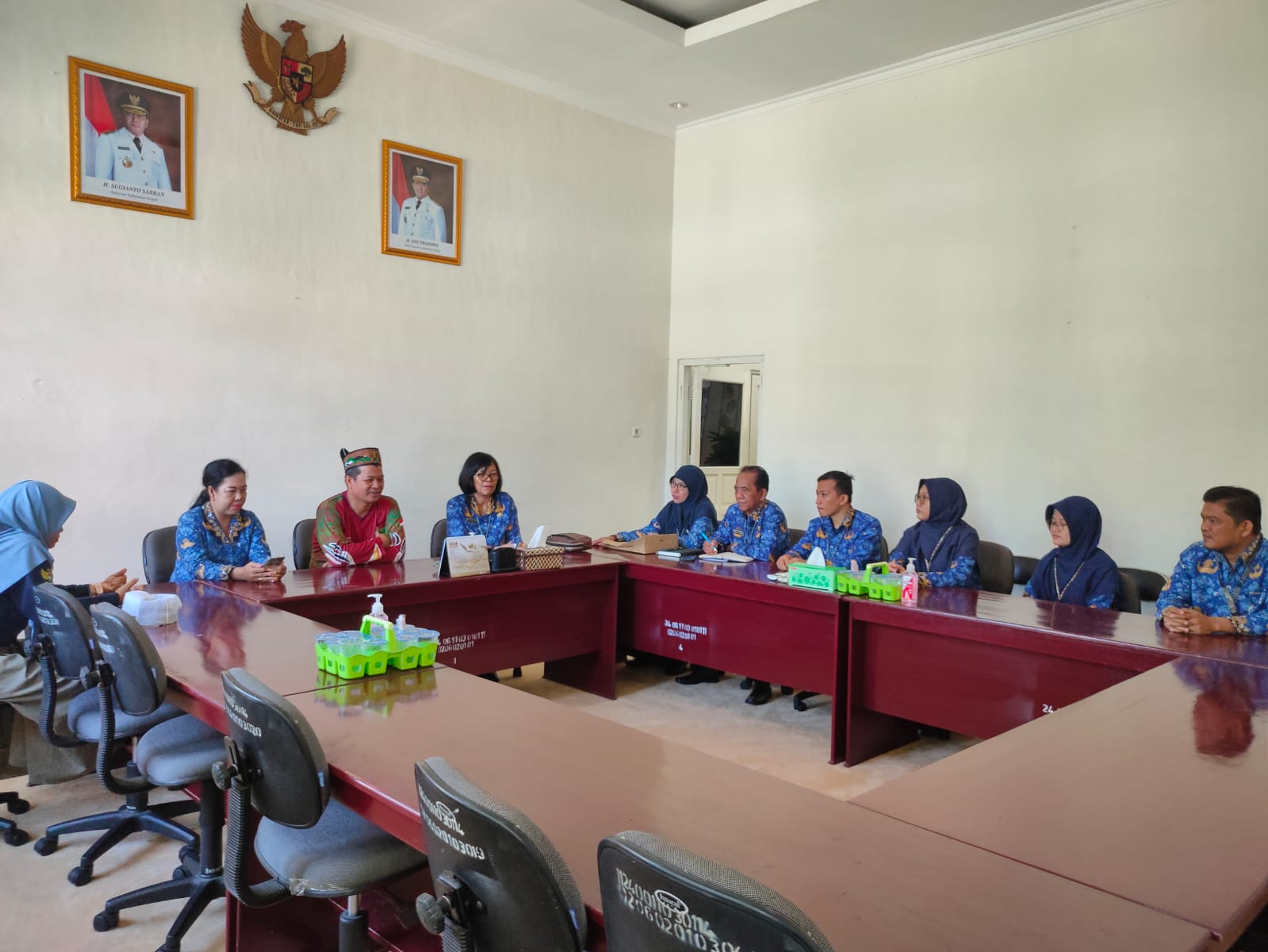 Siap Lakukan Kolaborasi, Disbun Terima Kunjungan Kepala BPS Prov. Kalteng