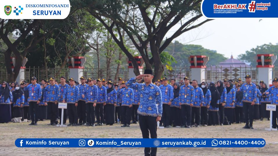 Pemkab Seruyan Gelar Apel Gabungan ASN, Pj Sekda Tekankan Disiplin