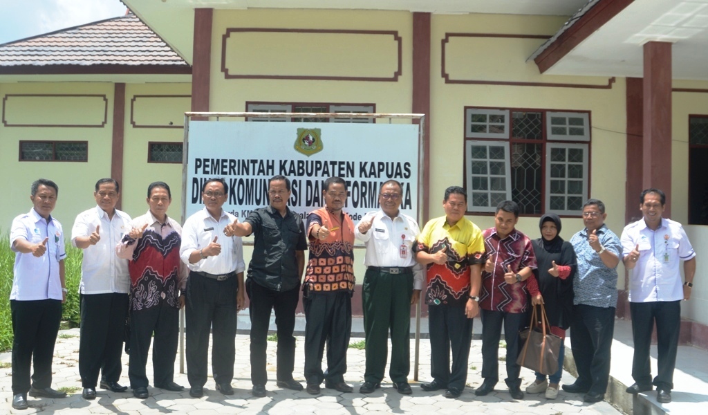Belajar Internet Desa, Komisi III Balangan Kunjungi Diskominfo Kapuas
