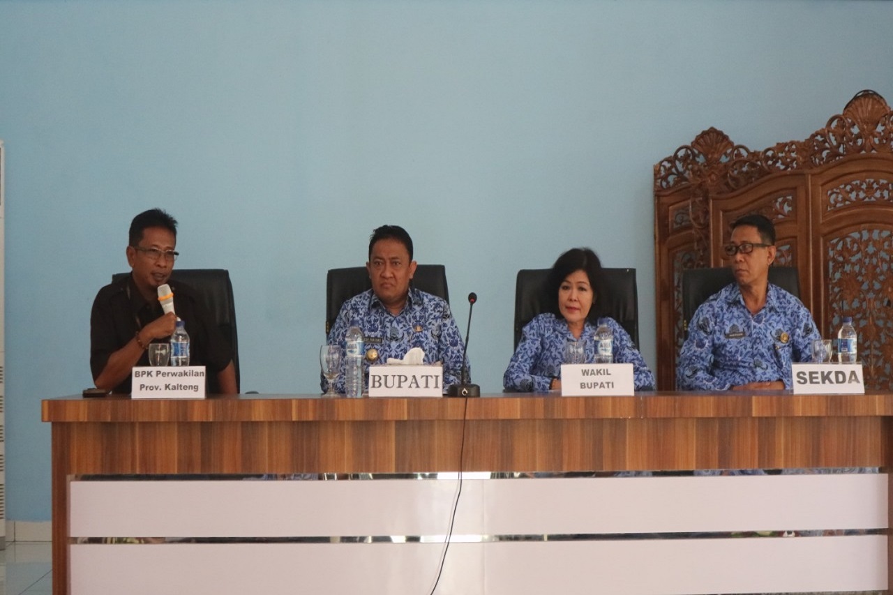 BPK RI Bersama Pemkab Pulang Pisau Gelar Entry Breafing