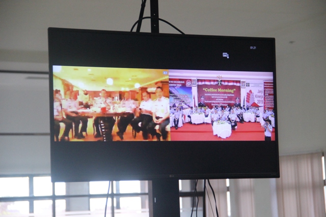 Sekjen Kemenkumham RI Coffe Morning Bersama Jajaran Kanwil Kemenkumham Kalteng Melalui Media Telenconference