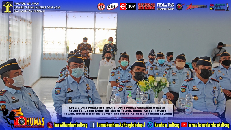 Lapas Muara Teweh Laksanakan Deklarasi Janji Kinerja Tahun 2021 dan Penandatanganan Pencanangan Pembangunan Zona Integritas menuju WBK/WBBM