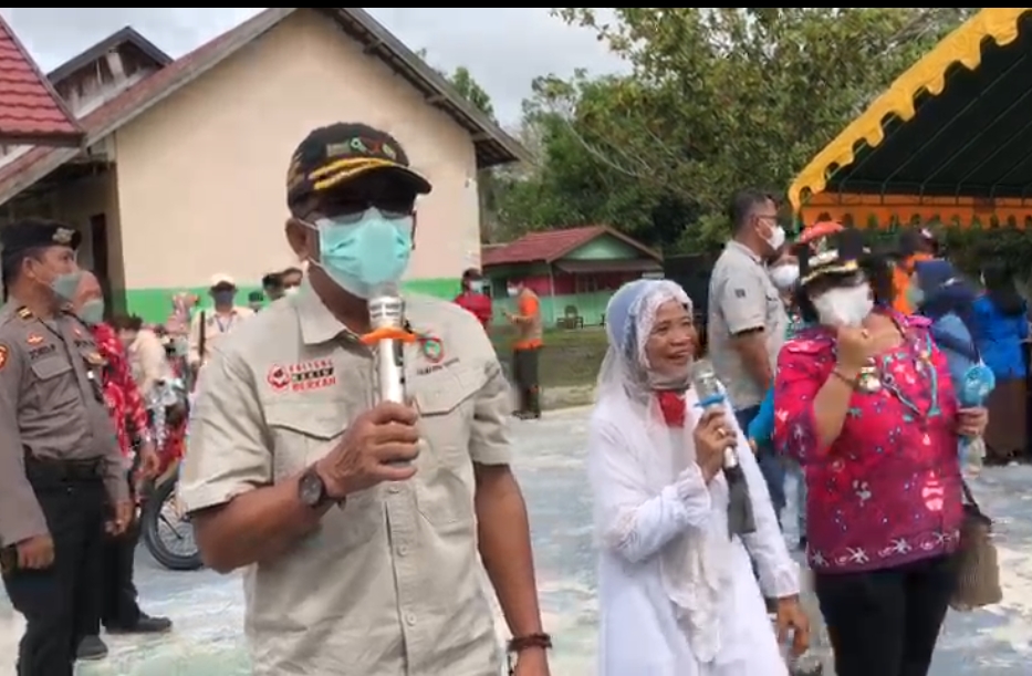 Warga Timpah Antusias ikuti Vaksin Covid-19