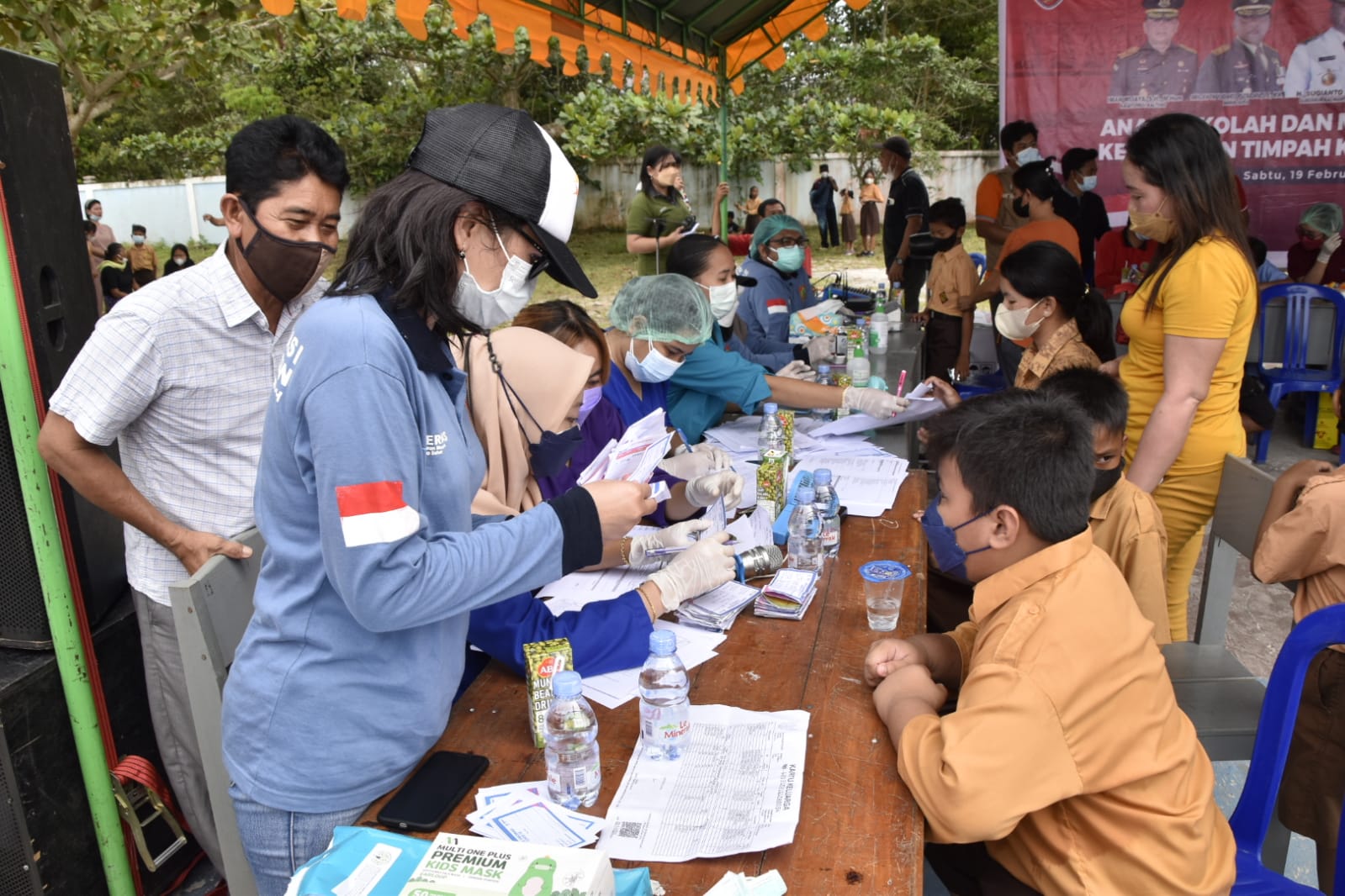 Pemprov Kalteng Gelar Vaksinasi Covid-19 di Kecamatan Timpah