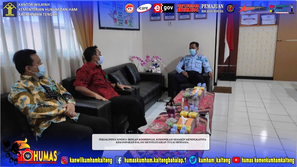 Wujud Sinergi Kalapas Sampit Dengan Ketua PN Sampit