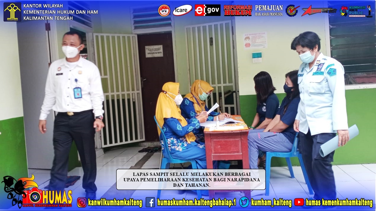 Kolaborasi Lapas Sampit Dengan Puskesmas Ketapang 1